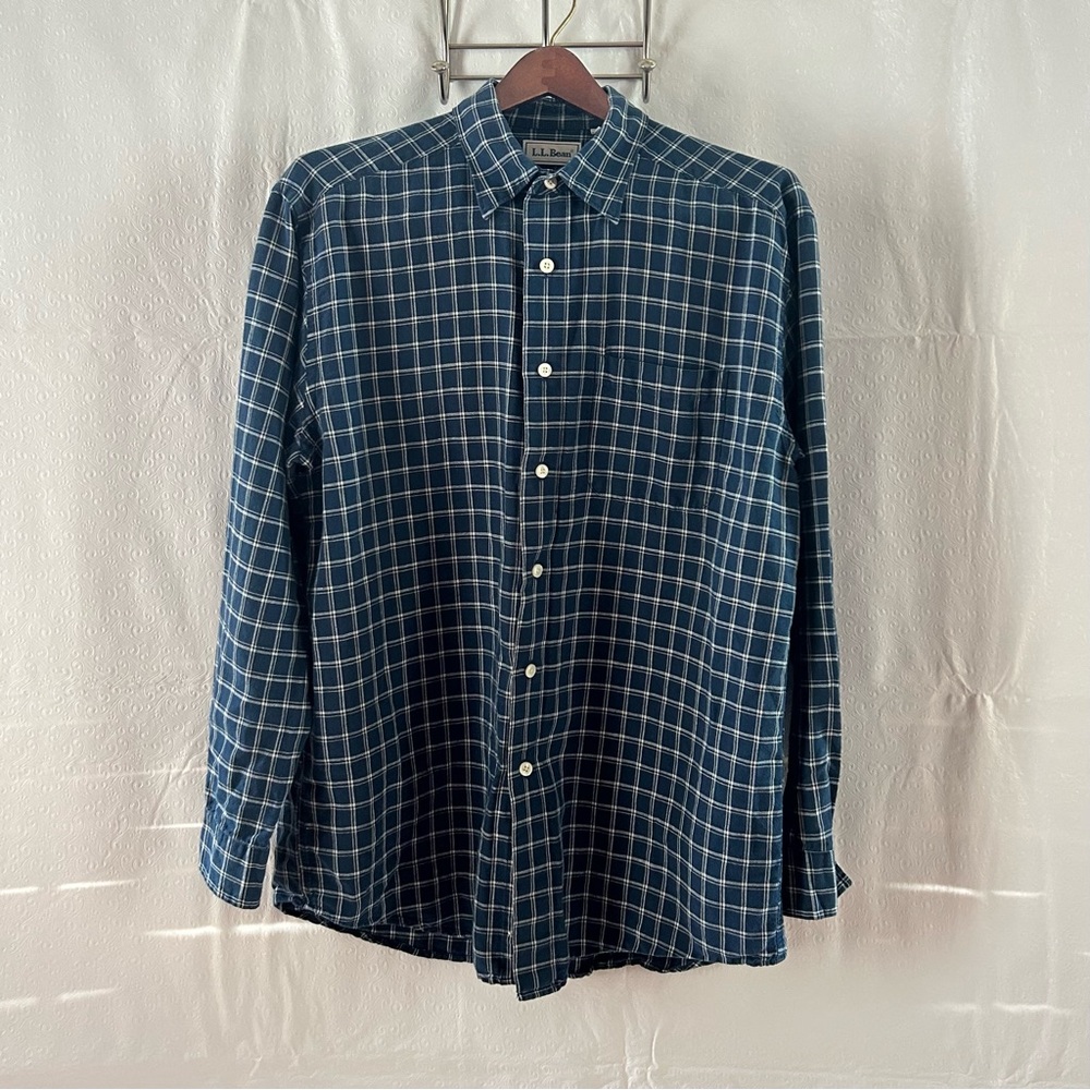 Men's Blue Checkered Shirt